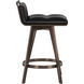 Arizona 32.5 inch Bravo Black Swivel Counter Stool